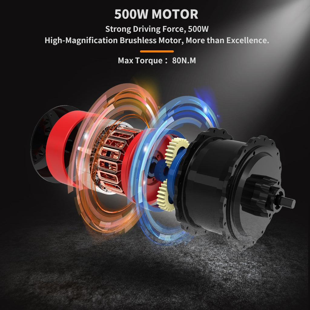 AOSTIRMOTOR S05 Electric Mountain Bicycle 48V 11.6Ah Lithium Battery 500W City Cruiser Beach Bike Al Alloy Snow Ebike