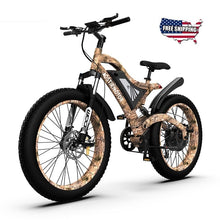 AOSTIRMOTOR Electric Ebike S18 1500W Mountain Bike 48V 14Ah Removable Lithium Battery 4.0 Fat Tire Ebike Beach Cruiser Bike