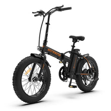 AOSTIRMOTOR A20 Electric Bike Folding 36V 13Ah Lithium Battery 500W Ebike 20 Inch 4.0 Fat Tire City Beach Cruiser Bicycle
