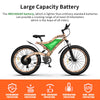 AOSTIRMOTOR Electric Ebike S18 1500W Mountain Bike 48V 14Ah Removable Lithium Battery 4.0 Fat Tire Ebike Beach Cruiser Bike